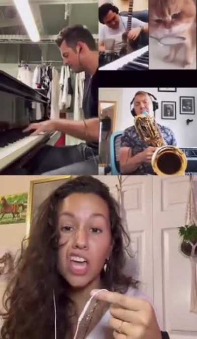 Chads and Stacey’s jam with cat