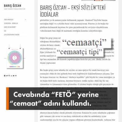 Neden Barış Özcan'ın fetöcü olduğundan şüphelendiğimi soranlar olmuş. Buyrun(dahası da var araştırarak öğrenebilirsiniz)