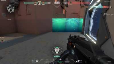 Jumping One Tap Over Sage Wall (other team reported me)