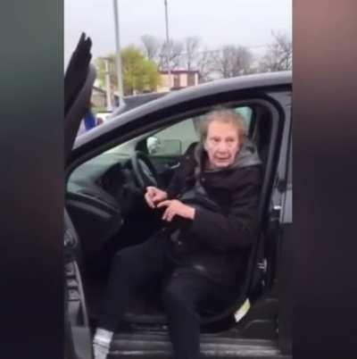 Woman hits people with her car because they took to long to move…