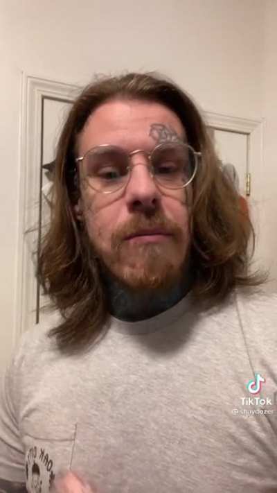 The struggles of having face tattoos.