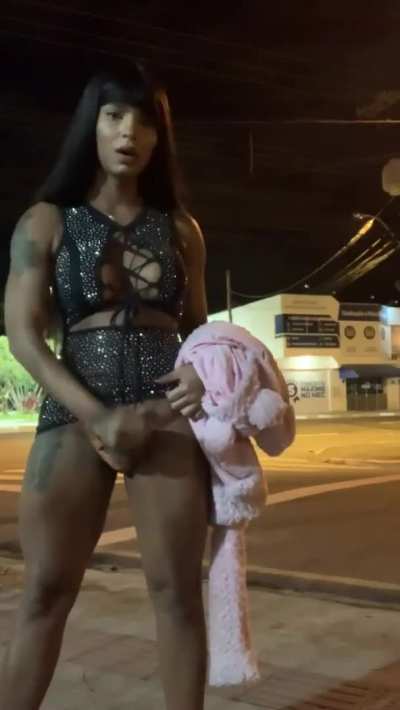 In public