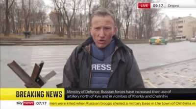 A ‘hot take’ from Sky News regarding the Russian invasion of Ukraine…