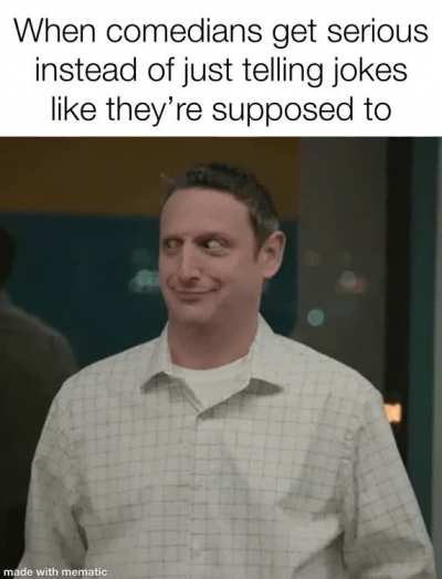 Stick to what you know funny man