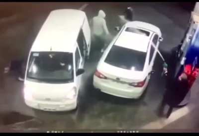 [Request] How much $$ of gasoline was wasted for this person to defend themselves ? 