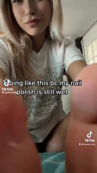 White toes