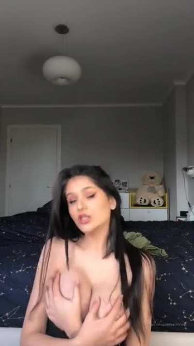 Julia tica boobs filled with milk