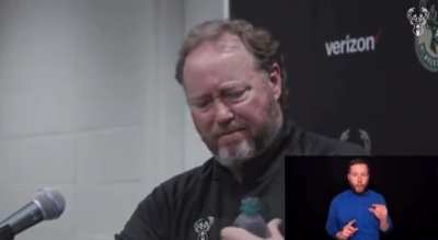 Coach Bud is disgusted by the taste of Dasani Water