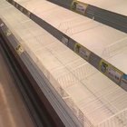 Supermarket in Italy emptied after a sudden increase in corona virus cases