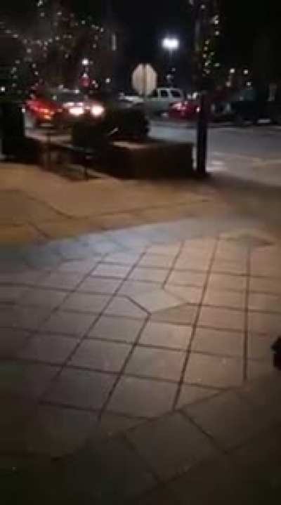 Old guy said the hard N word and got himself knocked