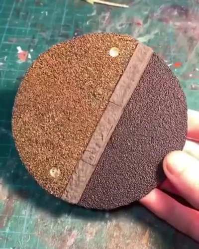 This handmade miniature sign