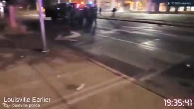 Police perspective of the 8:30 shooting in Louisville