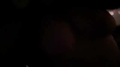 Flashing my tits while in the cinema [GIF]