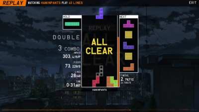 Just beat my old 40L clear PB!