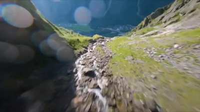 Mountain surfing in Norway