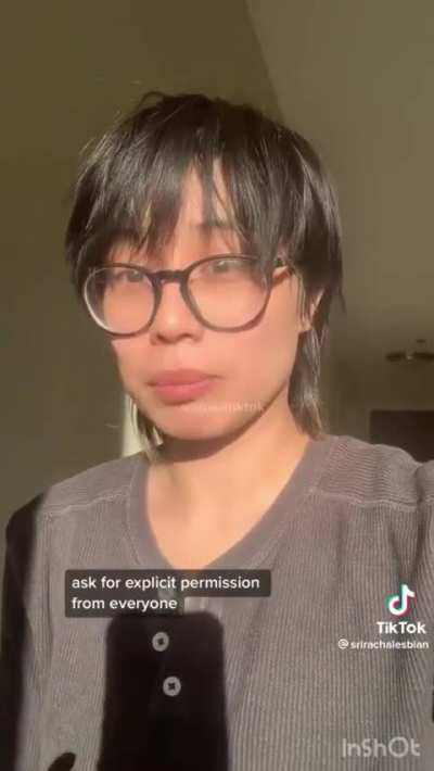 You must ask my permission to bring your 
