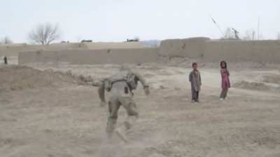 When US army finds out Afghani kid has oil:
