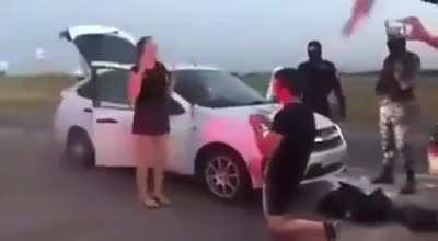 Arrest in Russia