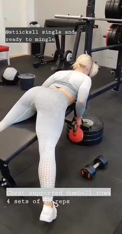 Dumbell rows
