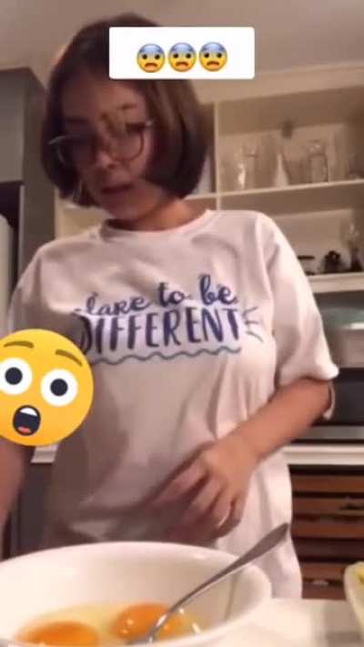 Girl thought cockroach flew away and didn't notice where it actually went