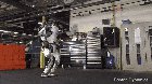Robot Doing A Gymnastic Routine