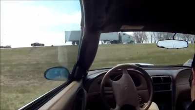 Man passes out while driving