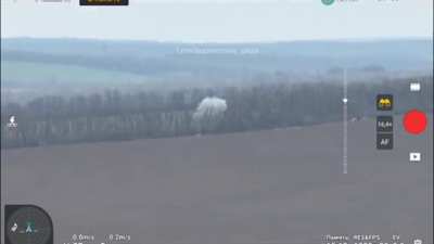UA ATGM fired on russian target hidden in wood. Ukraine 2023