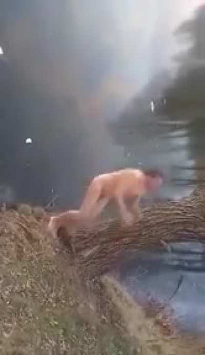 Gold medal diving final at the stupid drunk Russian Olympics - Blyat [NSFW - Nudity]