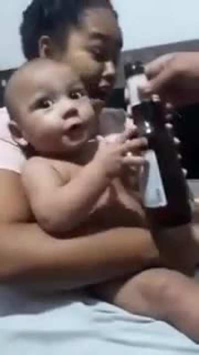 Guess what the baby wants