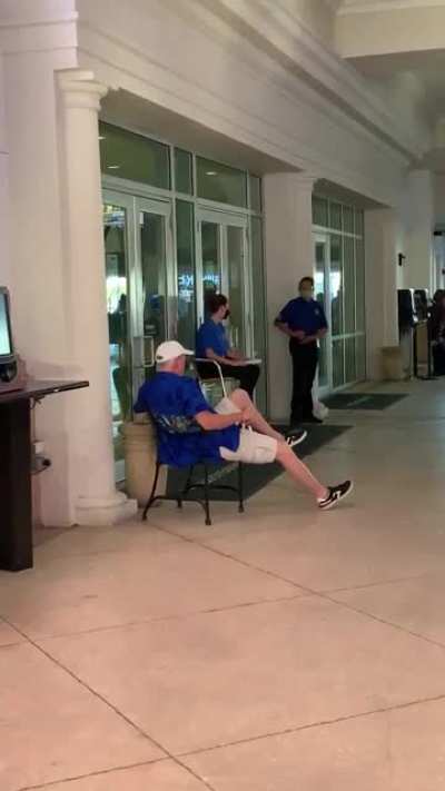 Saved by the chair
