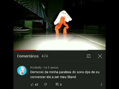 Aí meu meme de Jojo para contribuir. (Ps: não fui eu que adicionei essa música de fundo)