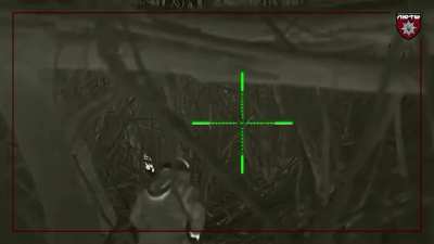 Ukrainian sniper from the National Police “Lyut” brigade provides overwatch for a comrade advancing at night. Eliminates a Russian soldier using UAF-10 with thermal sight. Near Bakhmut November 2023.