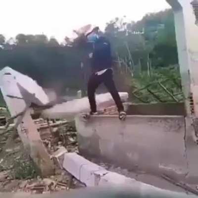 down