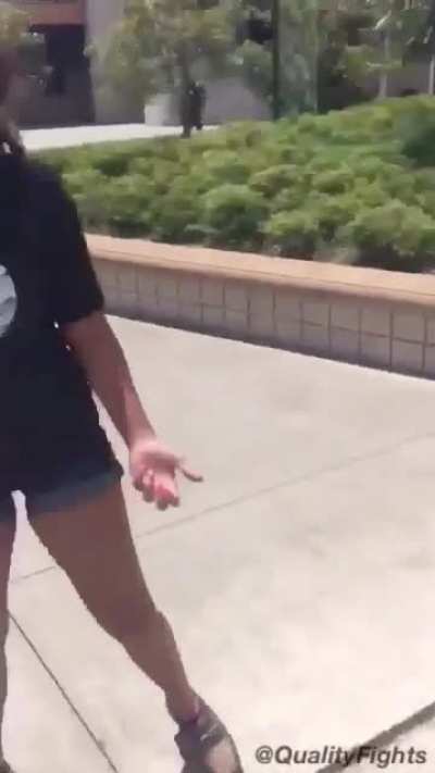 If you can’t fight don’t fight ..especially not on concrete
