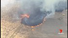 Fire funnel spotted in the bushfires currently burning in Australia