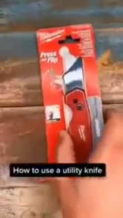 Utility knife mold
