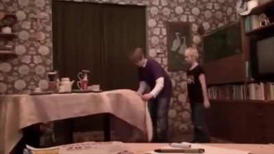 The kid has talent..