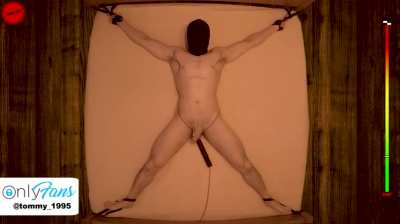 ⏱😈20 min Restrained Chastity Vibrator Prostate Orgasms