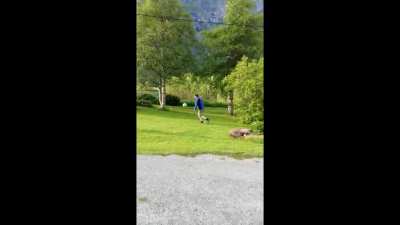 Amazing save by aspiring goalkeeper