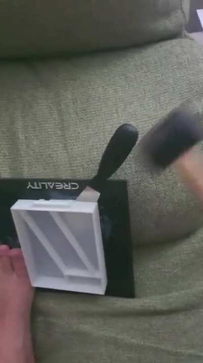 When the build plate adhesion is too good