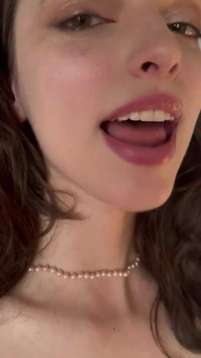 Tongue fetish JOI