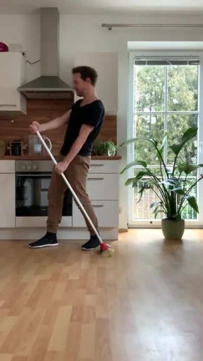 Last time I ever cleaned!