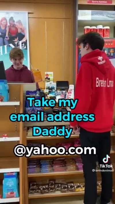 I wonder how many email addresses he has now
