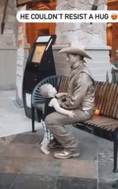 There's always time for a hug.
