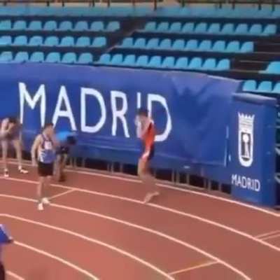 Man goes too fast for his own good