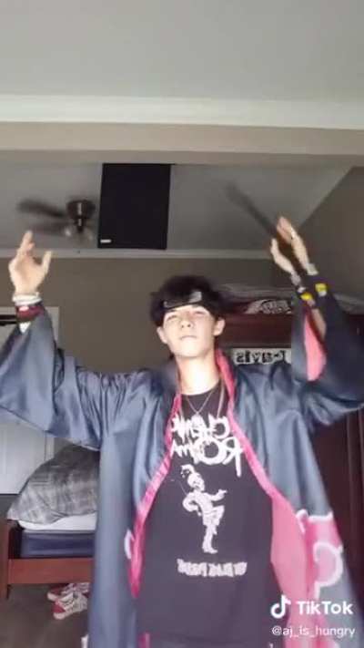 Why do people on tiktok do this?