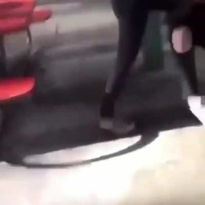 Swift beatdown for an undisclosed reason
