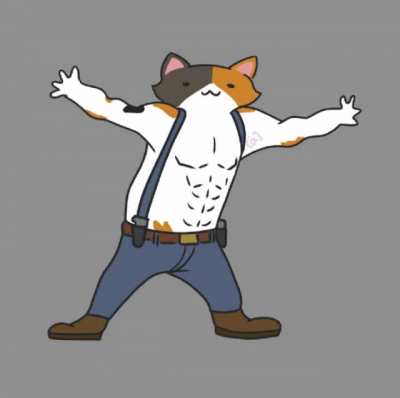 Meowscles likes to dance 🕺