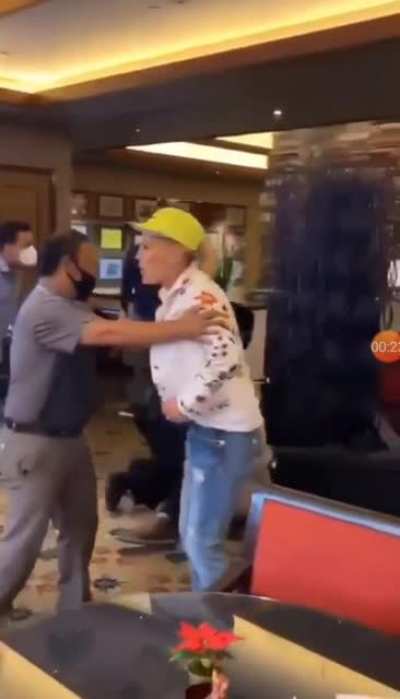 Karen refuses to wear mask, husband assaults employee. Chaos ensues.