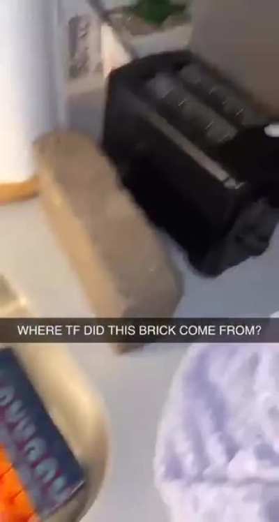 Where did the brick come from?